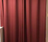 Blackout curtains with Eyelet and 2000mm rails 1 pair