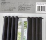 Like new charcoal eyelet curtains