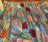 Fabric Curtain(Ikea) with colorful strips