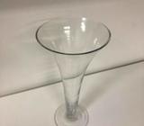 Clear Trumpet Vase