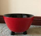 Hand-made Bowl with Three Round Legs