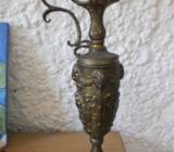 vintage cast bronze vase $10