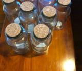 8 x Small jars