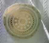 Gold Pattern Cushion