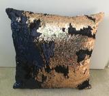 Navy and Gold Mermaid Cushion