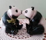 Panda salt and pepper shakers