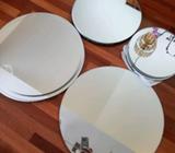 Mirror centerpieces 22 in total