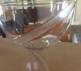 Two crystal candelabras