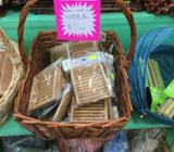 Bamboo soap holder $7ea