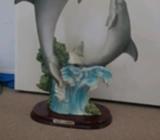 MASSIVE DOLPHIN STATUE
