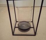 large standing candle lantern