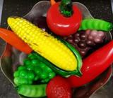 Glass fruit veg
