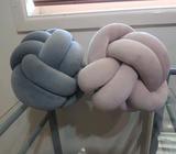 2 x knot cushions