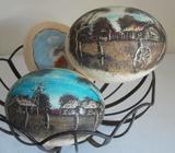 DECORATIVE OSTRICH EGGS