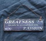Small Wooden Sign