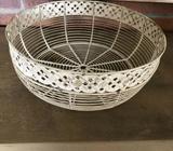 French Provincial Round Wire Basket