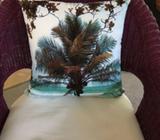 Palm Cushion 45 x 45 cm in excellent cond Pick up Currumbin