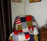 Handmade knitted blanket