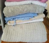 Towels and blanket