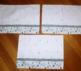 3 x CHRISTMAS Placemats 100% Cotton Woven in India