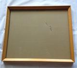 Pine Wood Pic Frame, glass, freestanding, 32 x 27.2cms