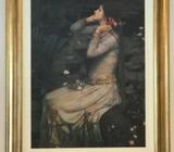 GOLDEN FRAME PICTURE : BEAUTIFUL PRINCESS IN NEW CONDITION