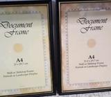 2 document frames A4