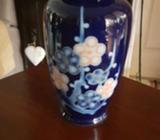 Beautiful Blue Japanese Vase25cmH x 15cmW