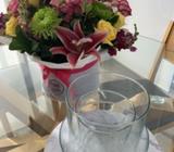 3 Glass Vases