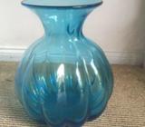 Koch& Co blue vase pair