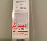 New. Aluminium blind. White. Never used. No longer needed