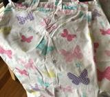 Curtains pair tab top lined children's