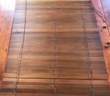 8 x Used Teak Blinds