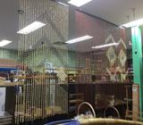 Wooden door bead curtains $50ea