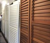 Timber shutters. Various to choose from
