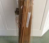 wooden blinds W 60cm drop 210cm AND 90cm drop 210cm/ 30mm slats