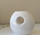 WHITE VASE NEW!
