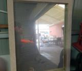 Stone base and mirror