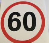 60 sign