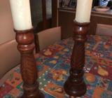 Candelabra with candle