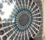 Henna wall piece or silk throw