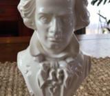 Ceramic bust of Beethoven