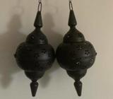 Brown Metal--Moroccan/Boho Hanging Lanterns----Medium Or Large