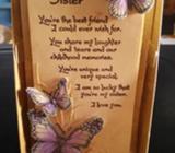 Sister plaque