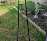 Wrought iron easel