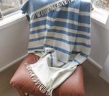100% Pure Merino Wool Throw By Waverley Wool Mills