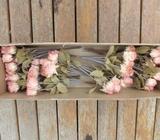 Bulk lot of 8 doz 96mini roses apricot/yellow new artificial