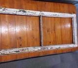 Vintage French Window Sashes - 10 available sashing frame sill