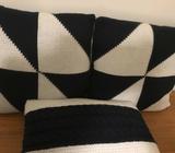 My House set of three cushions