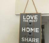 hanging quote sign